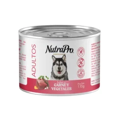 Nutrapro Perro Adulto Carne Y Vegetales Lata 170Gr