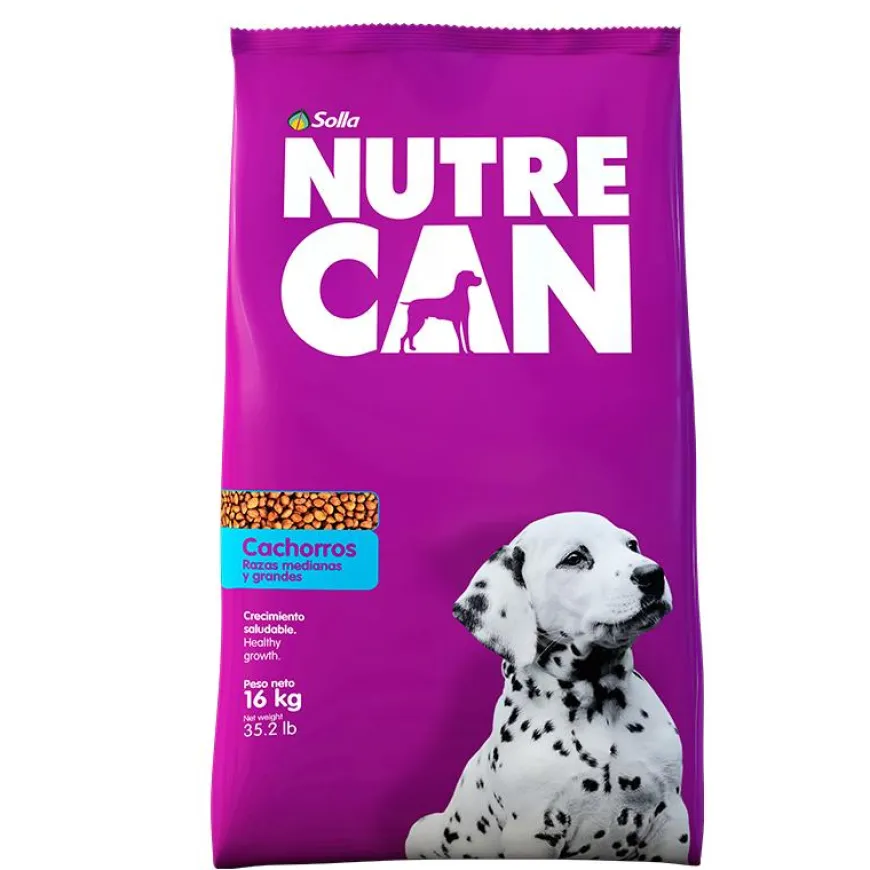 Nutrecan Cachorros R Med y R Gdes x 16 Kg | Nutrición Mascotas y Animales | Tierragro Colombia