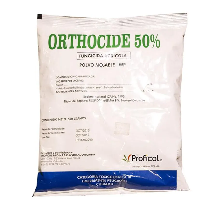 Orthocide 50% x 500 gr | Control de Plagas y Enfermedades Agro | Tierragro Colombia