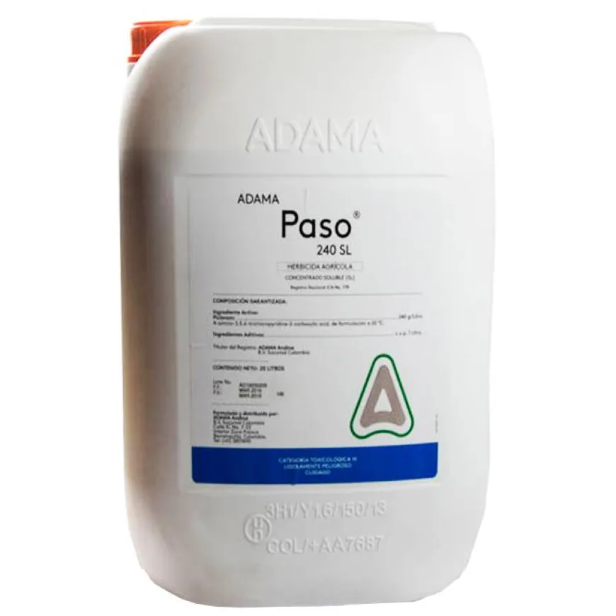 Paso 240 SL Herbicida 20 Lt Control Selectivo de Malezas en Potreros