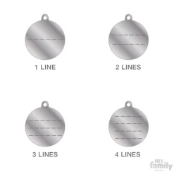 Placa para mascotas - Círculo pequeño BASIC | Accesorios Mascotas | Tierragro Colombia