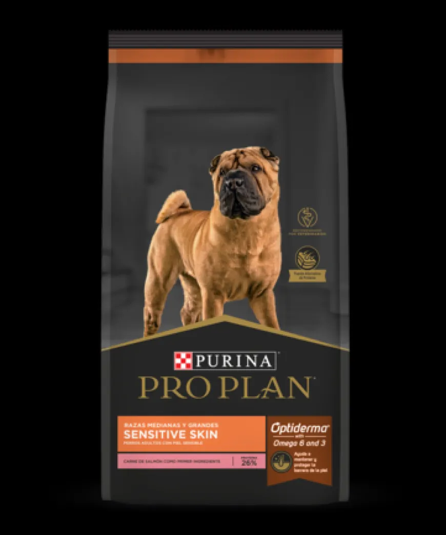 Pro Plan Sensitive Skin Adultos Razas Medianas Y Grandes
