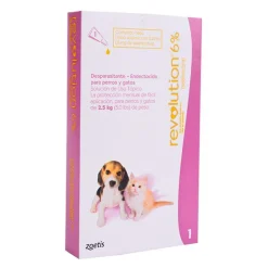 Revolution Perro y gato de 2.5 Kg Rosado | Farmacia Animales y Mascotas | Tierragro Colombia