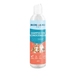 Shampoo con acondicionador para mascotas perros y gatos cuidado total