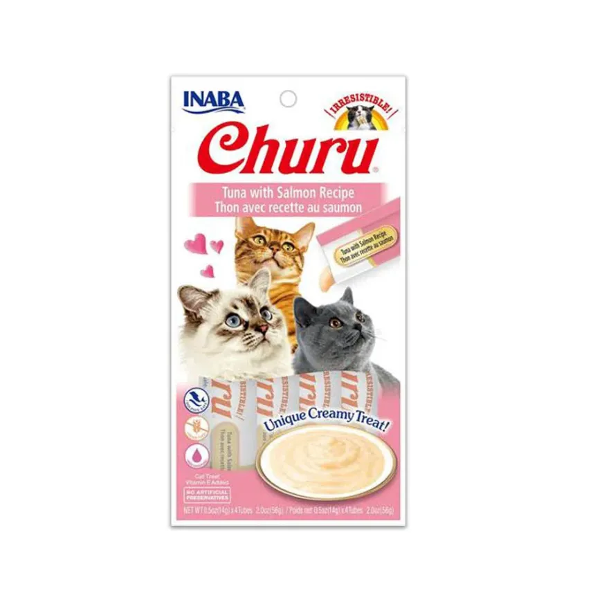 Snack Churu x 4 Unds 14 Grs Salmón