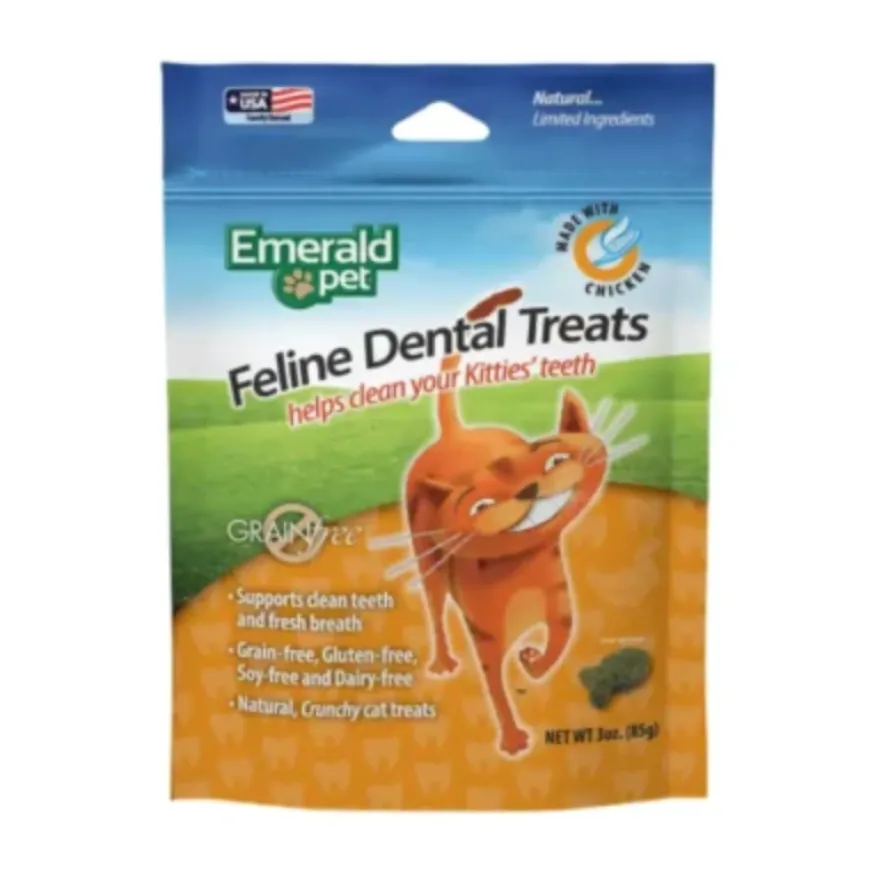 Snack Dental Gato sabor Pollo o Salmón 85 g Snack Saludable Gatos