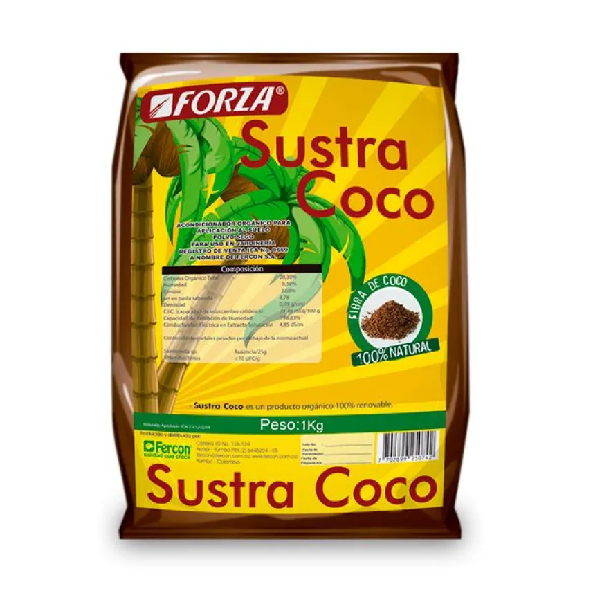 Sustracoco 100% Natural para Hortalizas y Flores Sustrato Ecológico