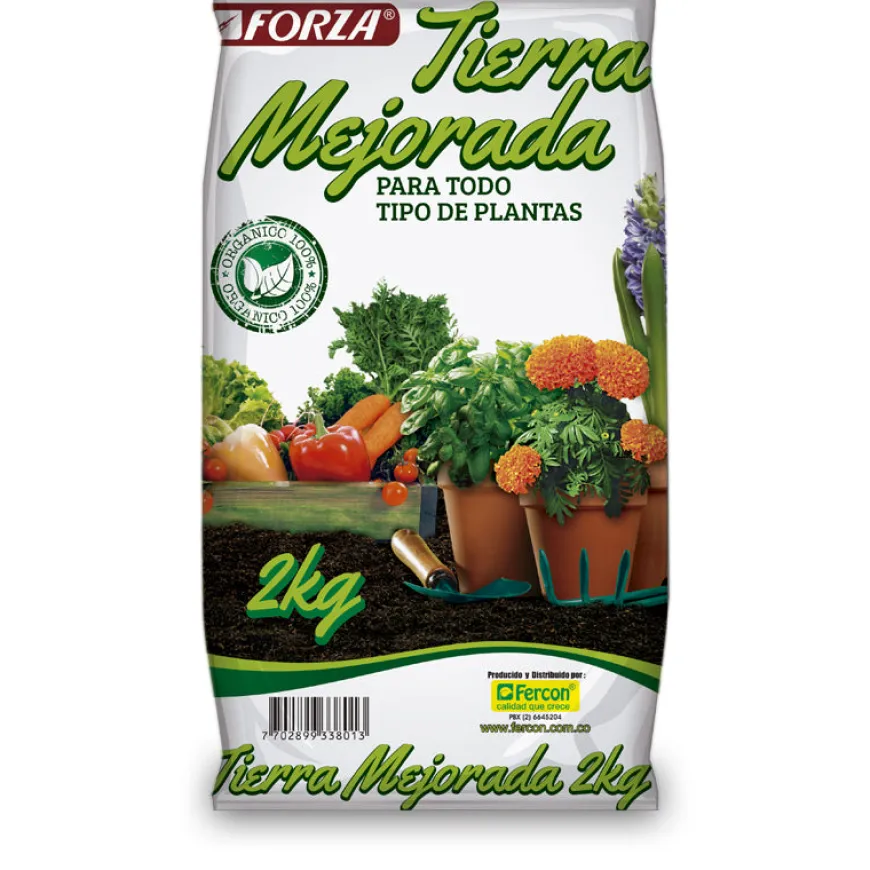 Tierra Mejorada x 5 kg | Fertilizantes Jardinería | Tierragro Colombia
