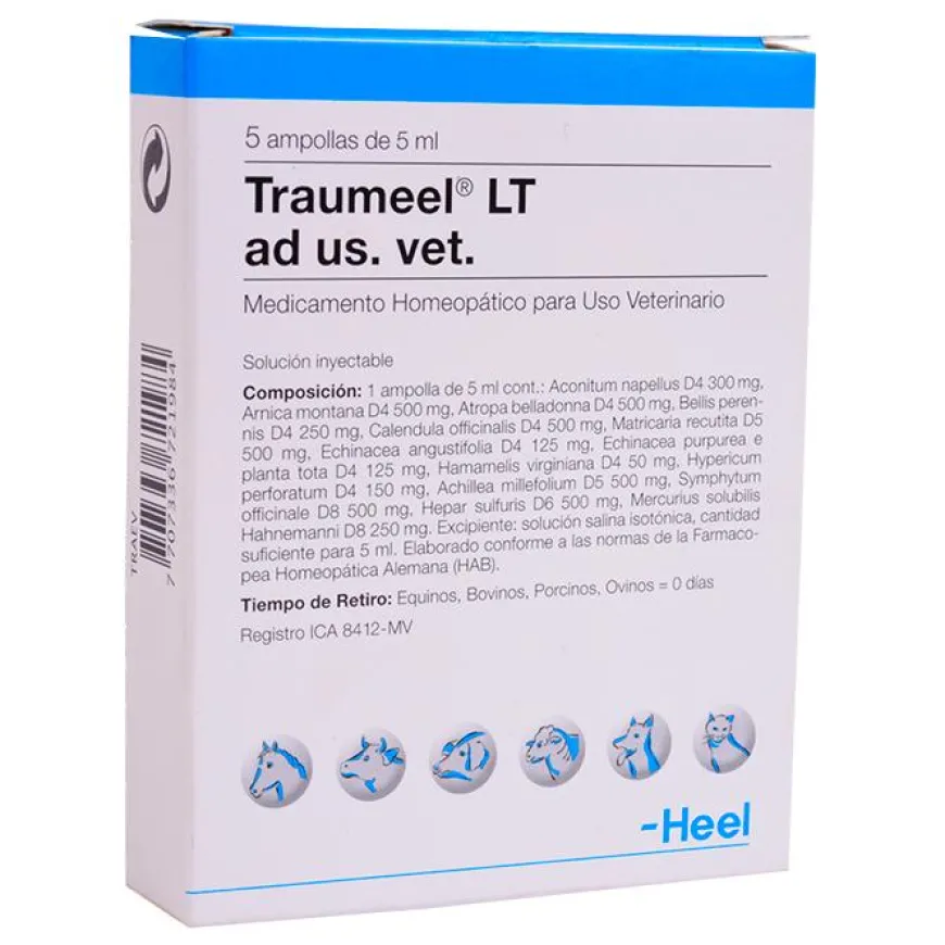 Traumeel Lt Ampolla | Farmacia Animales y Mascotas | Tierragro Colombia