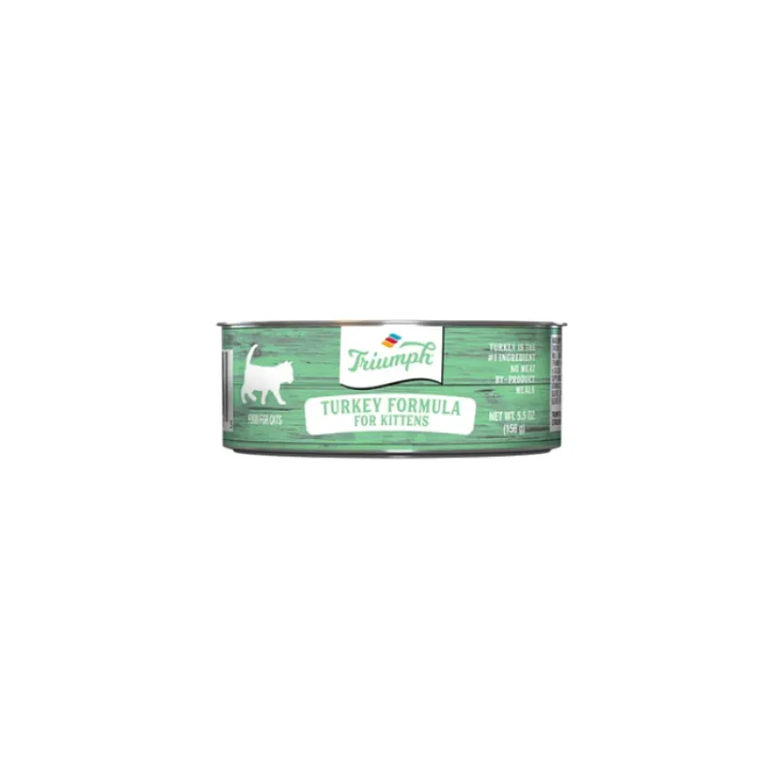 Triumph Cat Turkey Lata x 156 Gr Alimento Húmedo Nutritivo para Gatos