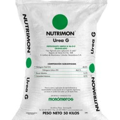 Urea Granulada 50 Kg Fertilizante nitrogenado para cultivos saludables