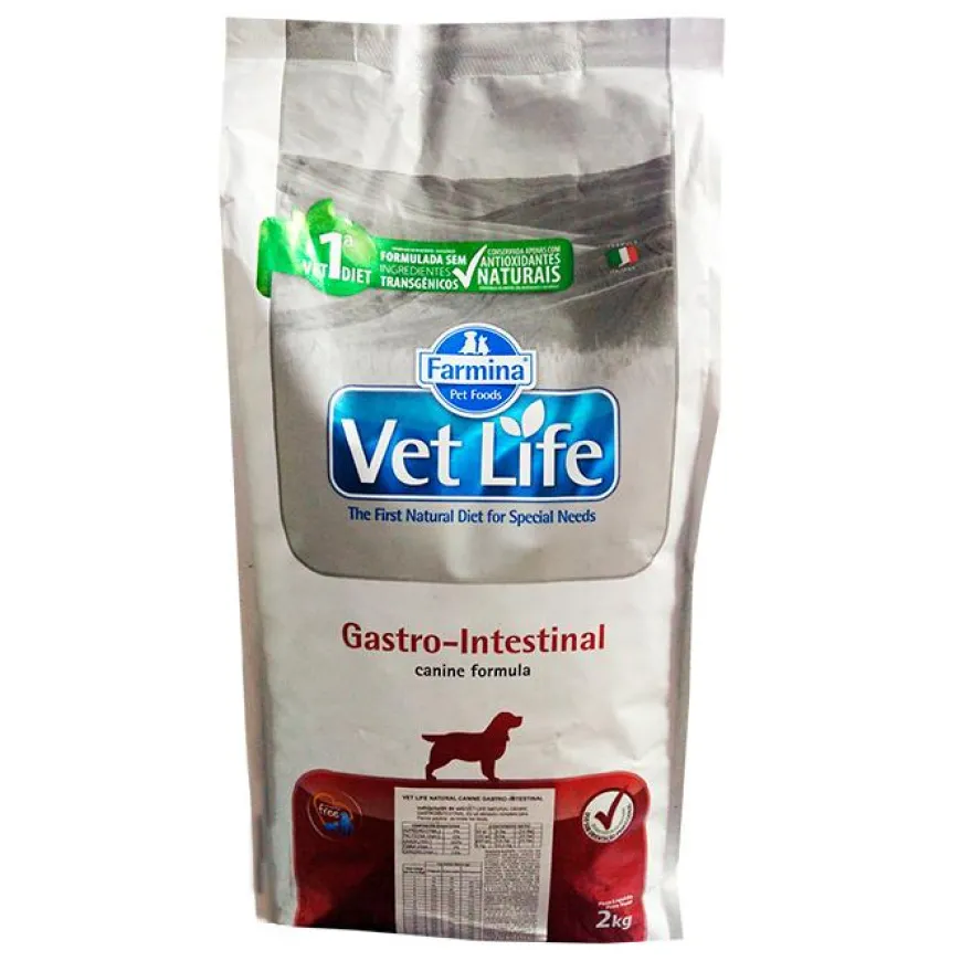 Vet Life Gastrointestinal Perro 2 Kg. Alimentación digestiva y saludable