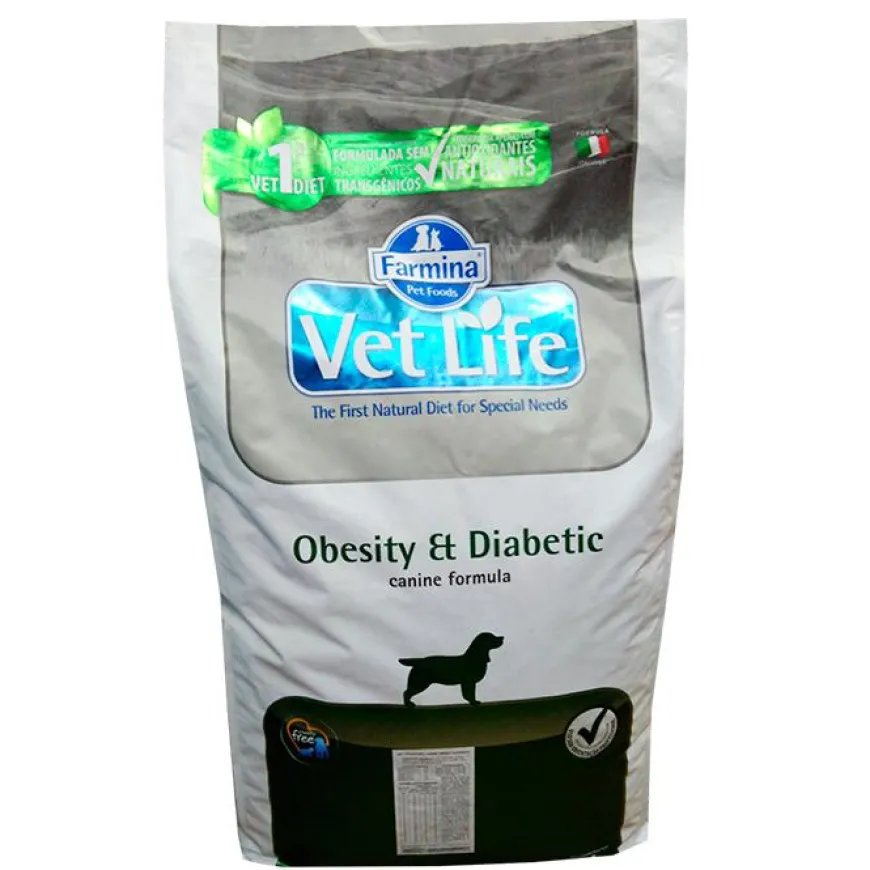 Vet Life Obesity & Diabetic 10 Kg | Nutrición Mascotas y Animales | Tierragro Colombia