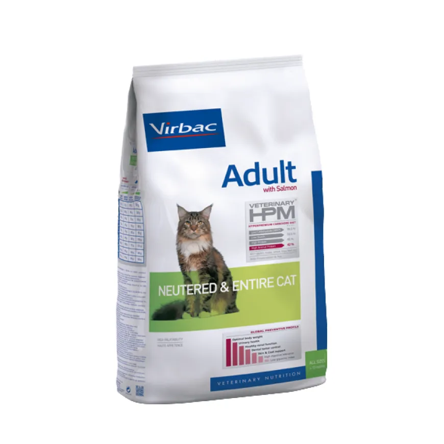 Virbac Adult With Salmon Neutered & Entire Cat