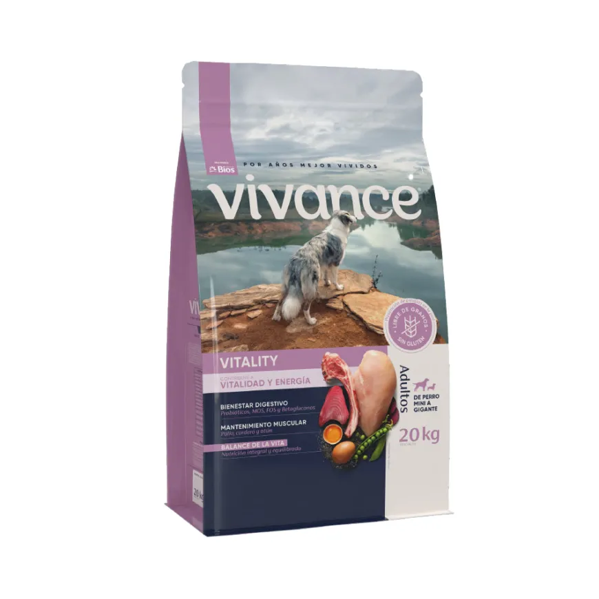 Vivance Vitality Adultos Alimento Seco para Perros Todas las Razas
