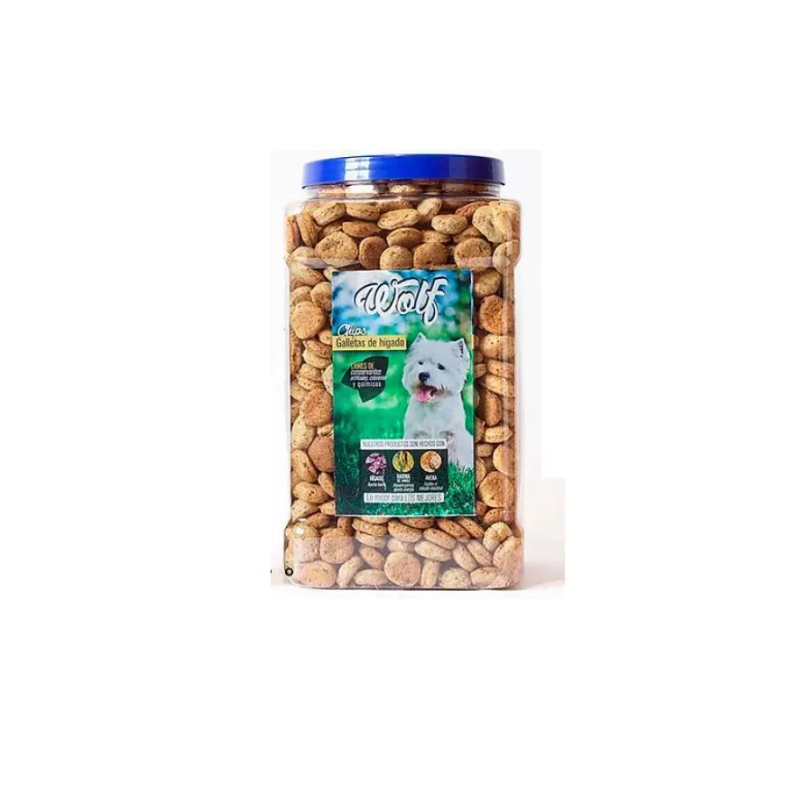 Wolf Chips Snacks Naturales de Hígado para Perros | Tierragro